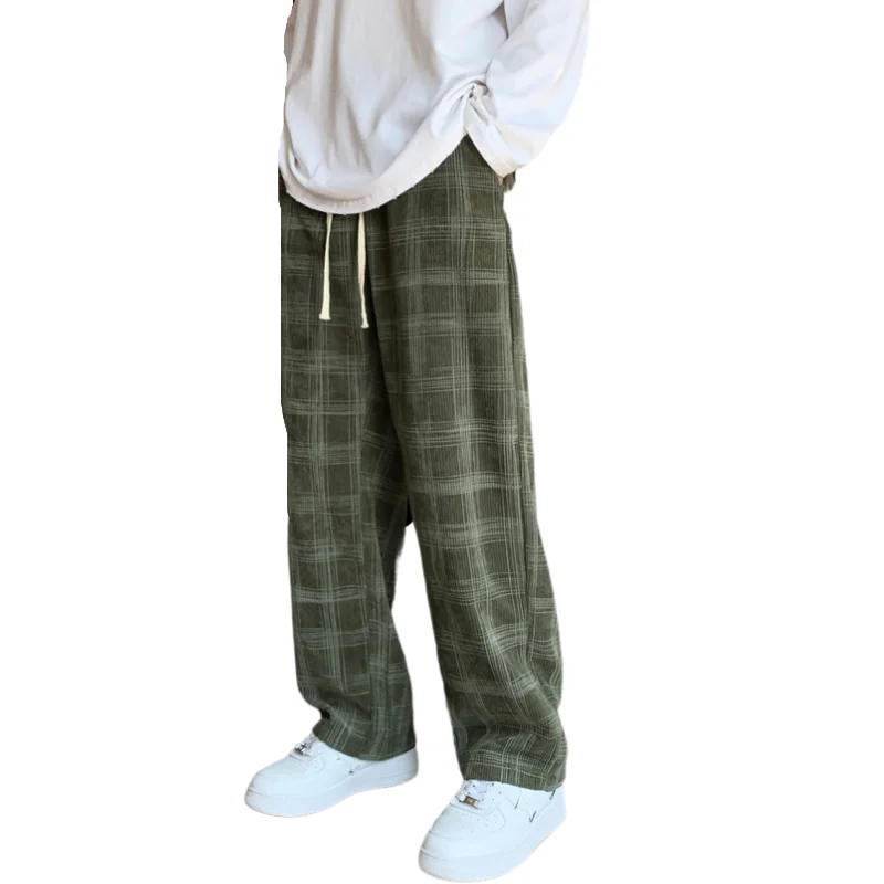 Casual Loose Check Sweatpants