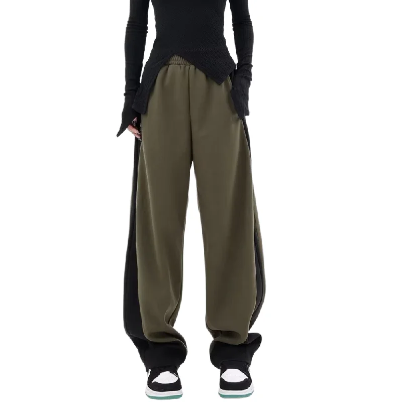 Street Artistic Panel Loose Sweatpants