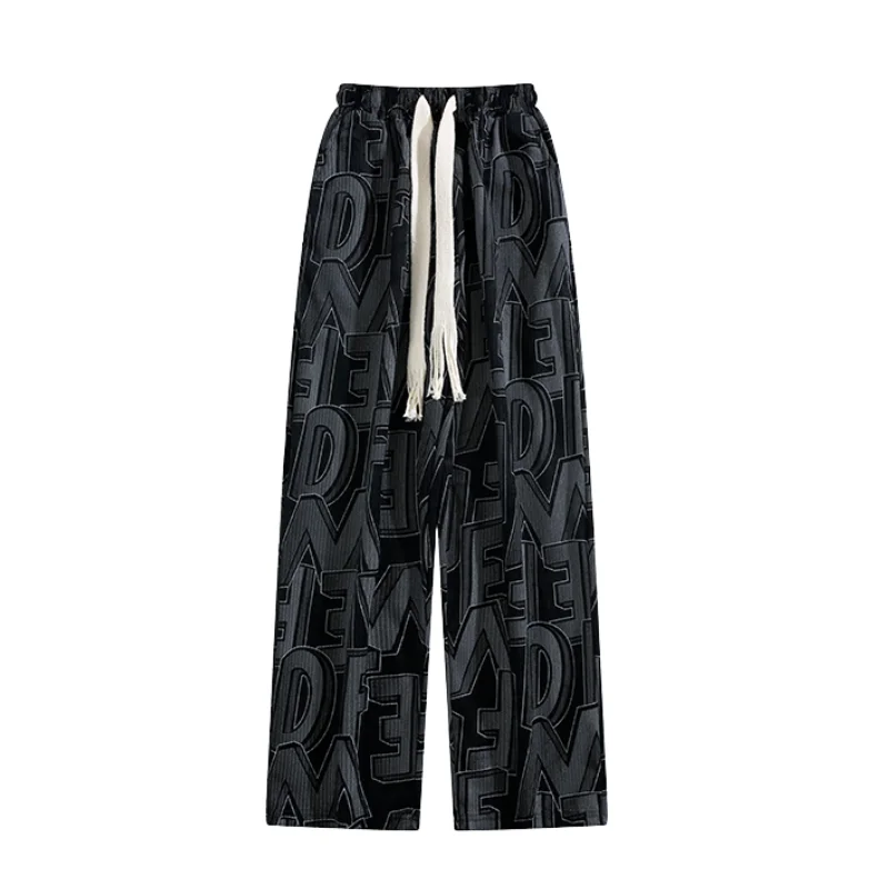 Urban Letter Embroidery Sweatpants