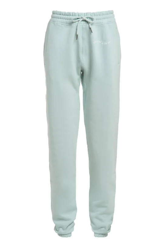 Women's Organic Cotton Jogger Pants In Sky Blue