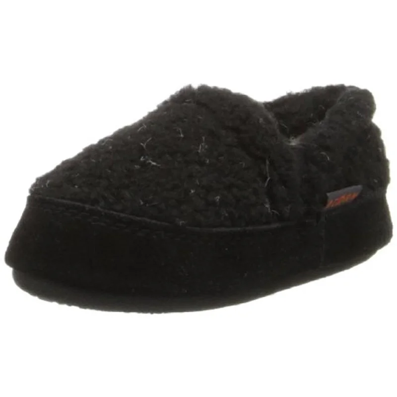 Acorn Boys Colby Berber Moccasin Slippers