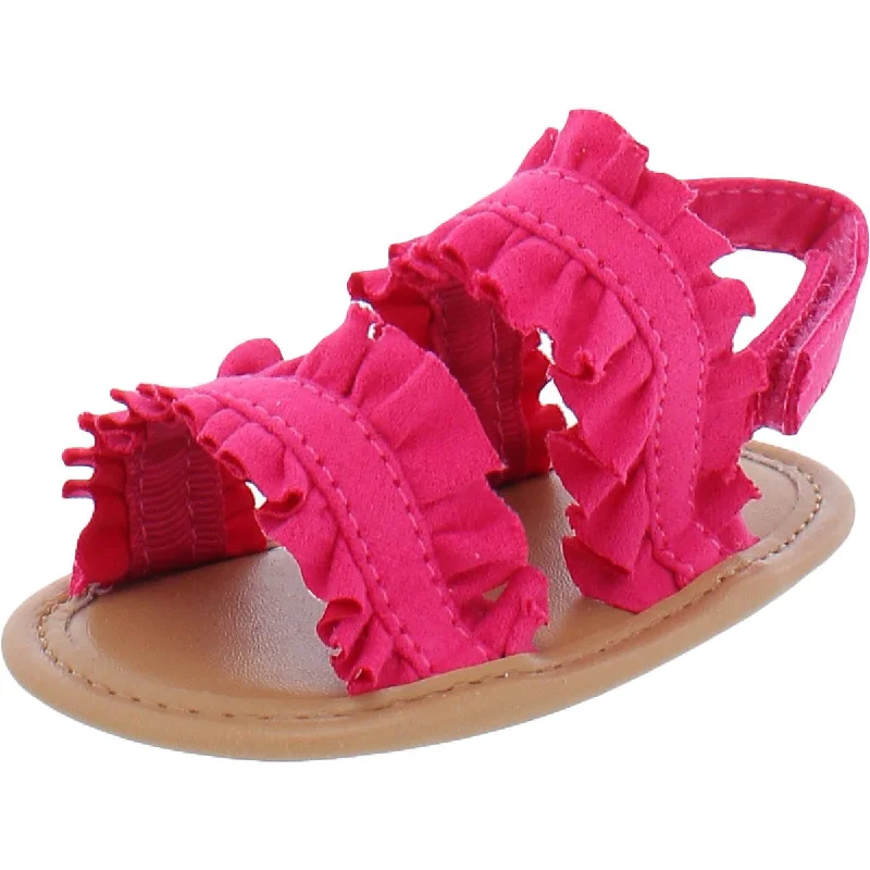 Baby Deer Slide Ruffled Sandals