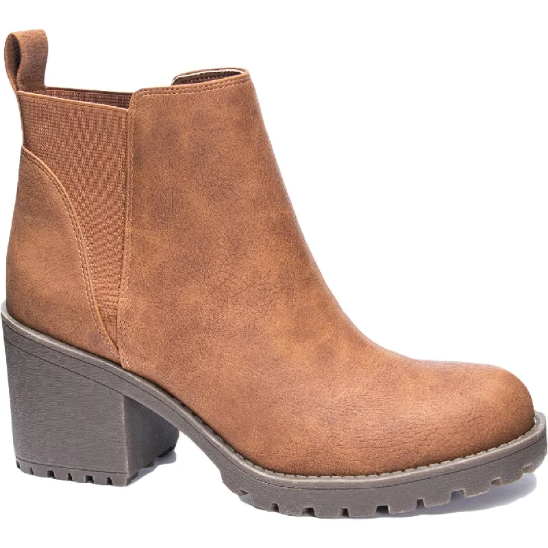 Dirty Laundry Womens Lido  Faux Leather Booties