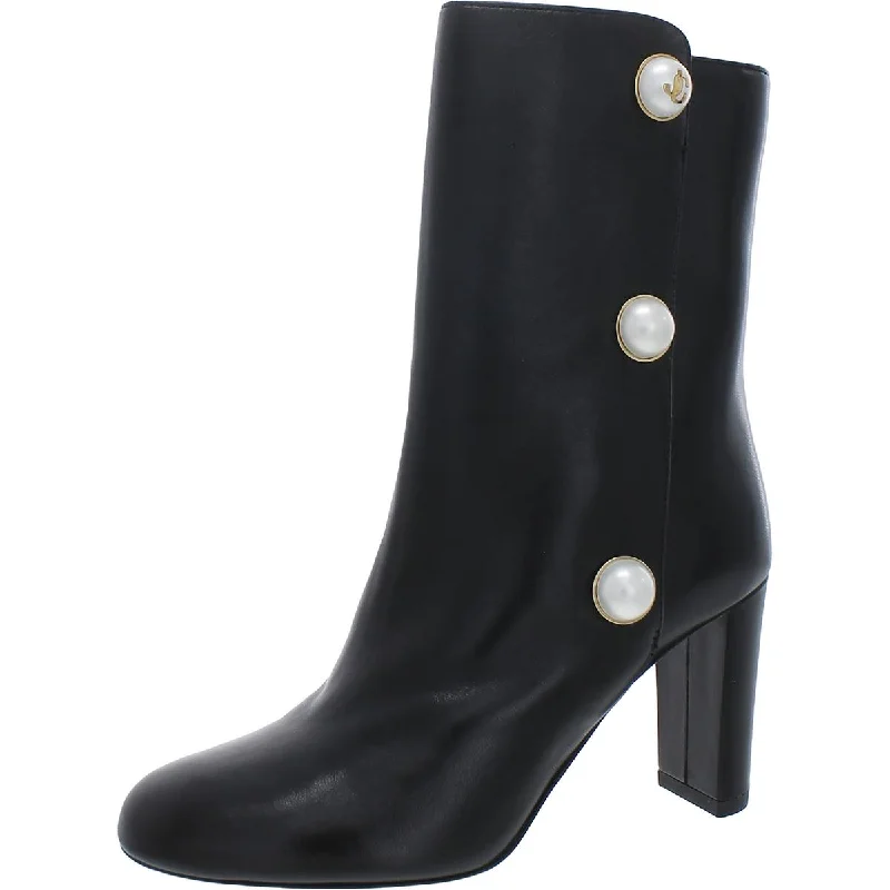 Jimmy Choo Womens Rina 85 K Leather Ankle Boots