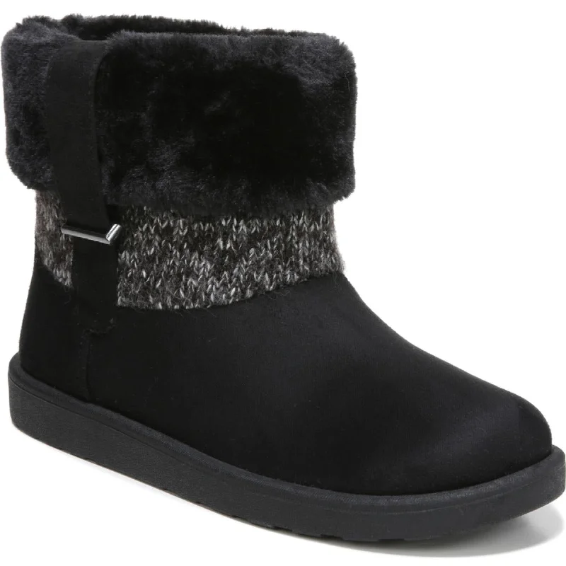 LifeStride Womens Faux Suede Ankle Winter & Snow Boots