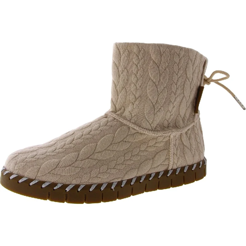 Muk Luks Womens Flexi Faux Fur Slip On Winter & Snow Boots