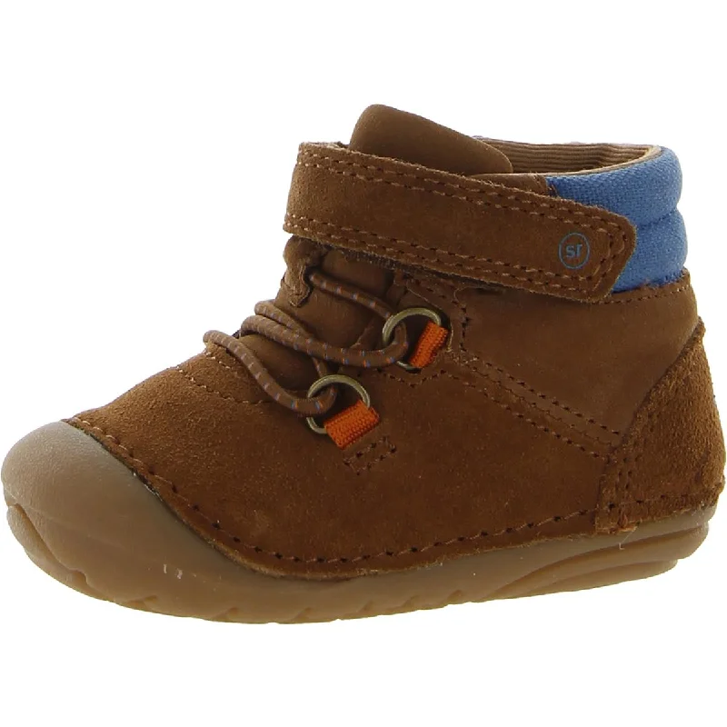 Stride Rite RUSSELL Leather Flat Ankle Boots