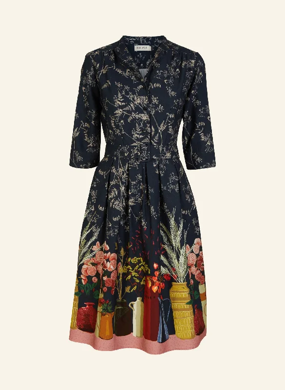 Cynthia Dress - Navy Constance Spry