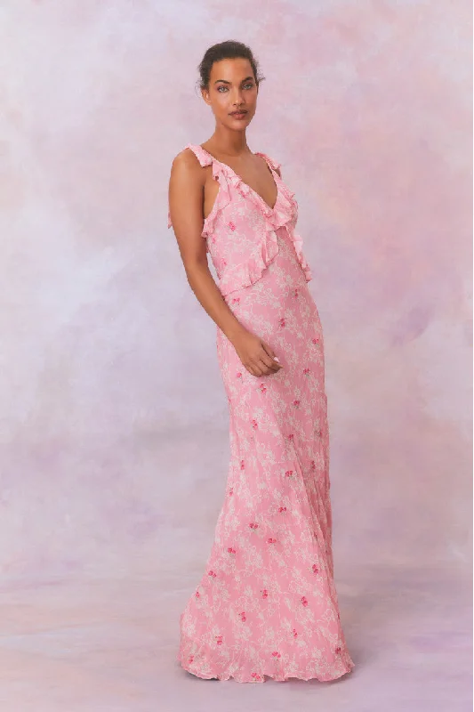 Orcene Floral Maxi Dress