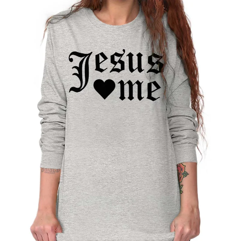 Jesus Hearts Me Long Sleeve T-Shirt