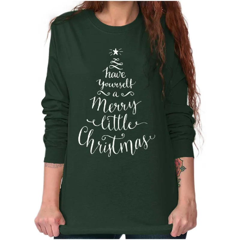 Merry Little Christmas Long Sleeve T-Shirt